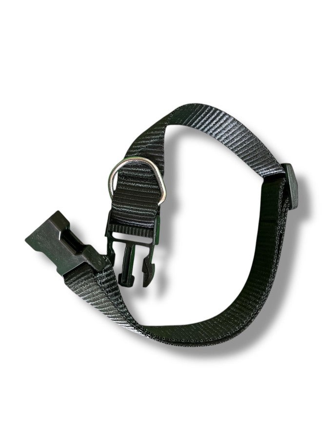 W Heavy-Duty Dog Collar - Premium Nylon, Sturdy Buckle & D-Ring, Well-Stitched for Long-Lasting Durability Medium - Image 1